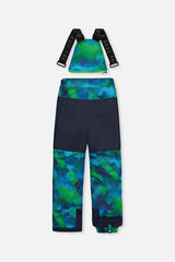 Two Piece Play Snowsuit Blue and Green Checkered Print