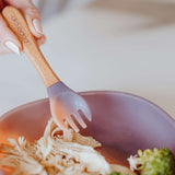 Thermo Silicone Spork & Spoon Set