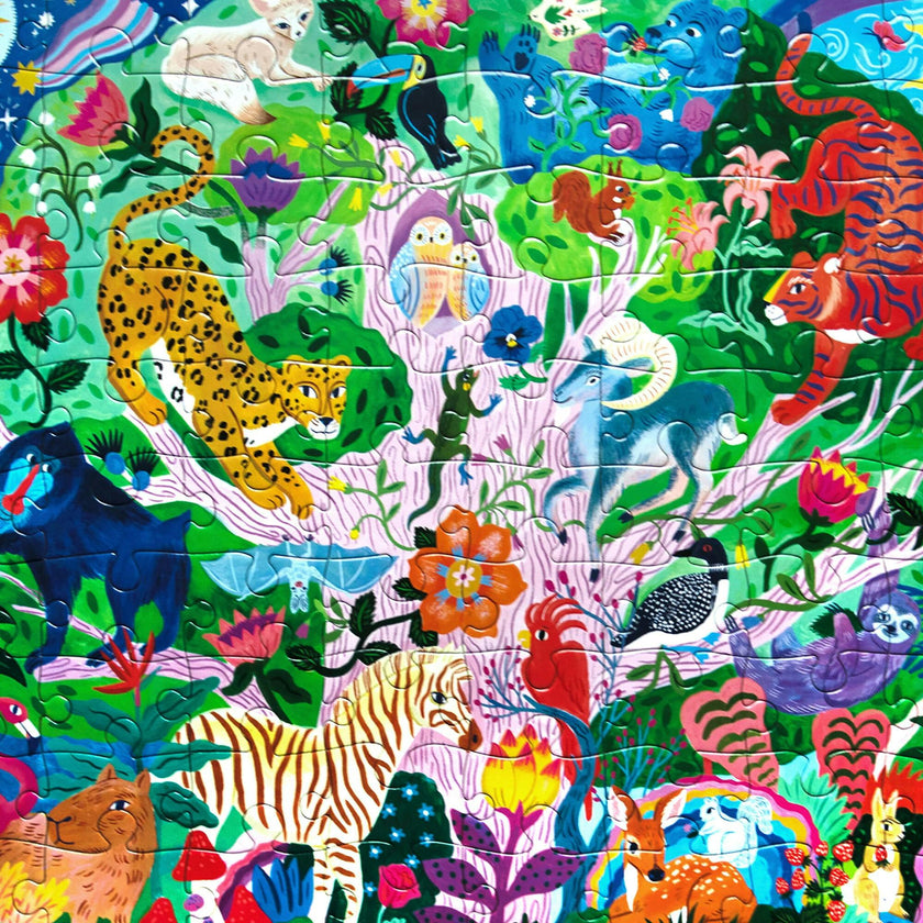 100 Piece Puzzle: Tree of Wildlife