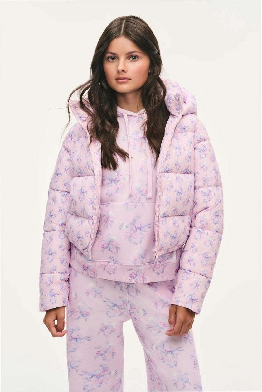 Moore Tween Jacket, Iced Mauve Floral