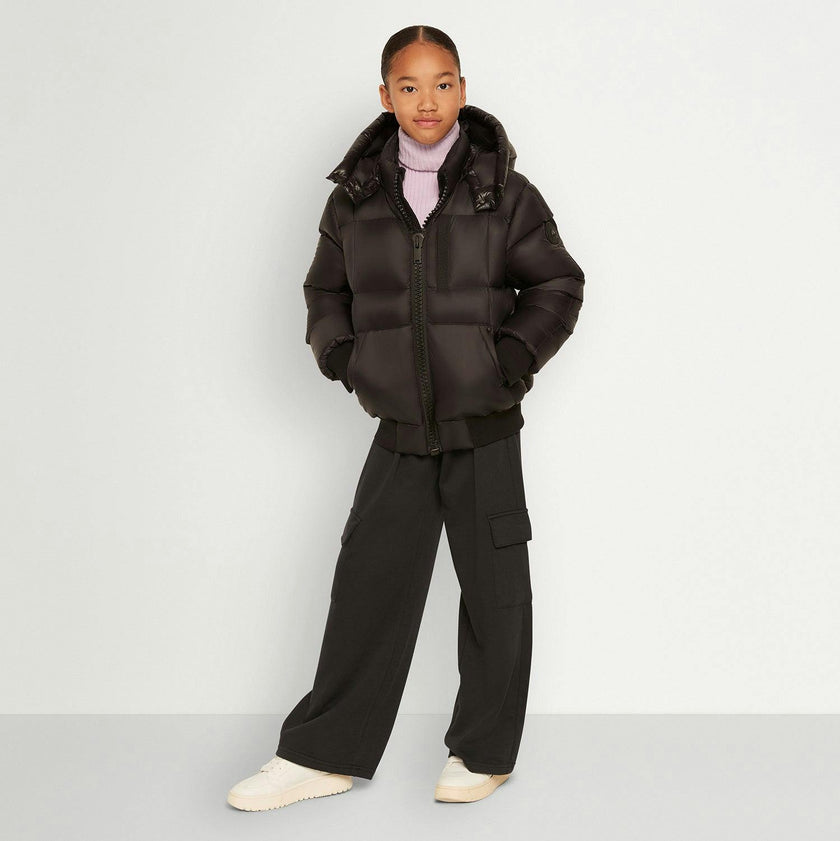 MOOSE KNUCKLES 125th Street Bomber Jacket - Black
