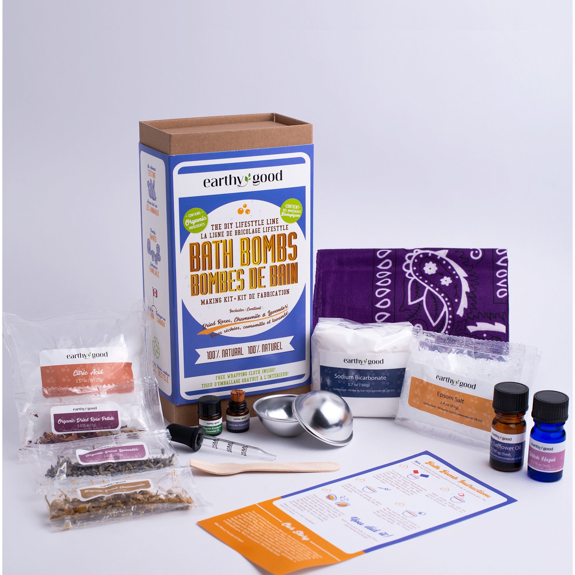 Bath Bomb Kit for Grown-Ups