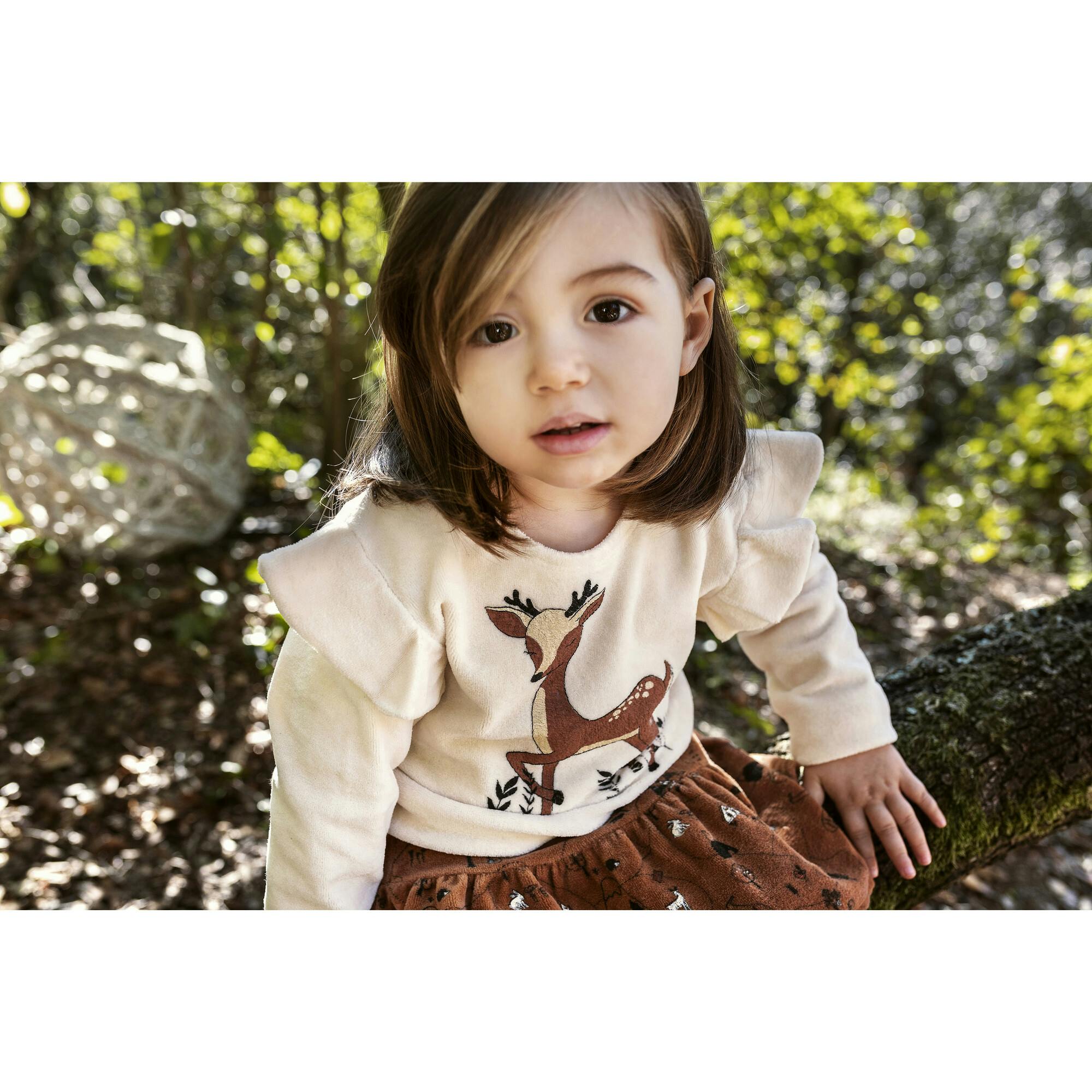 Deer Graphic Pullover Sweater