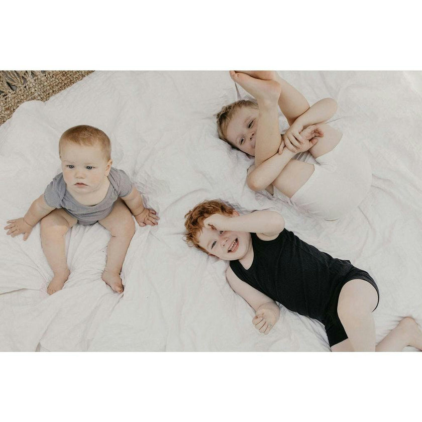 *Exclusive* Baby Boy Short Sleeve 4pc Onesie Set