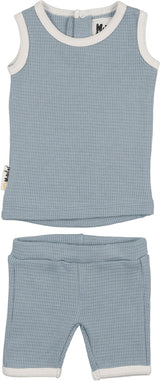 Waffle Knit Tank Set