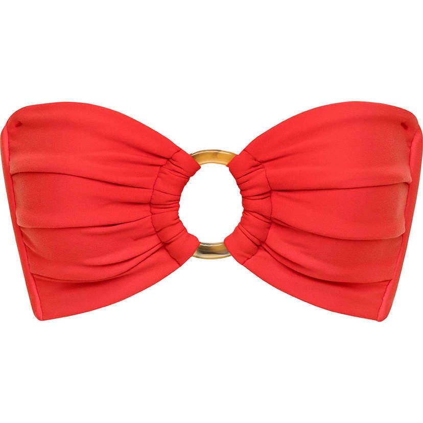 Tori Ties Bandeau Bikini Top
