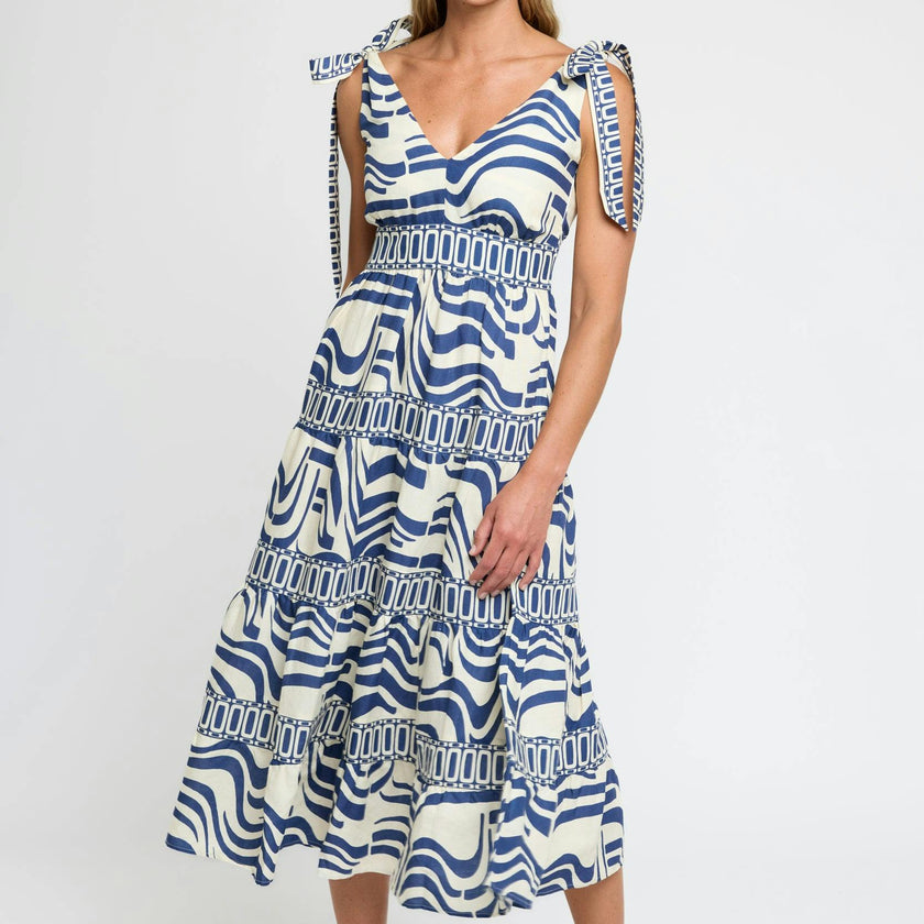 Jackie Maxi Dress in Revel In Retro