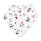Winter Sports Dogs Pink - Bandana Bib