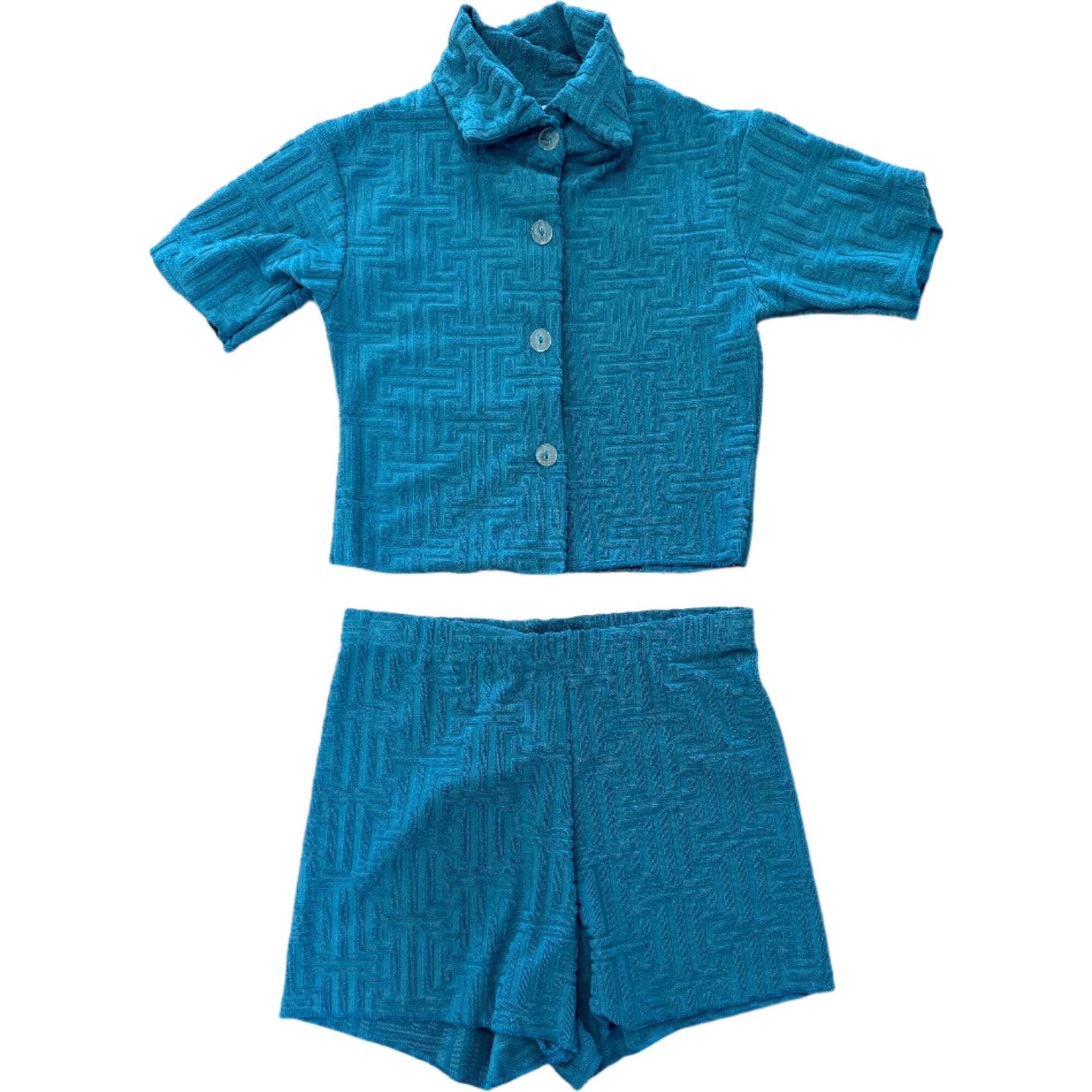 Patterned 2 Piece Shorts Set