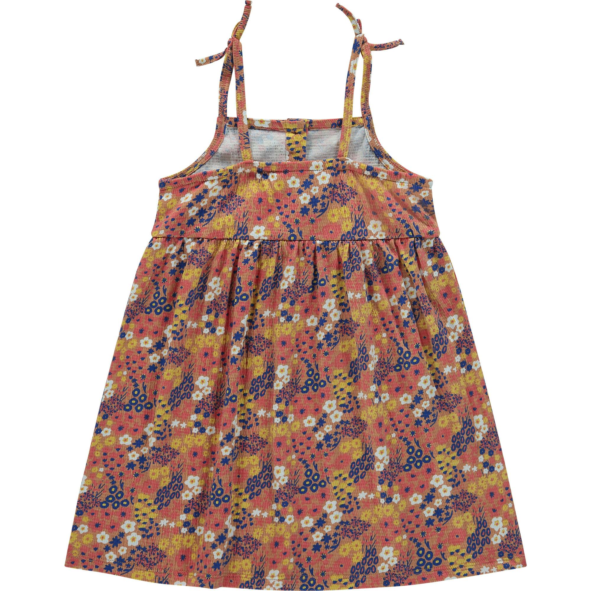 Tie Strap Floral Dress