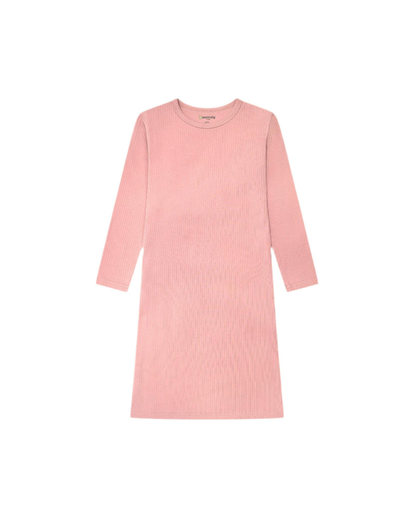 Girls Ribbed Nightgown