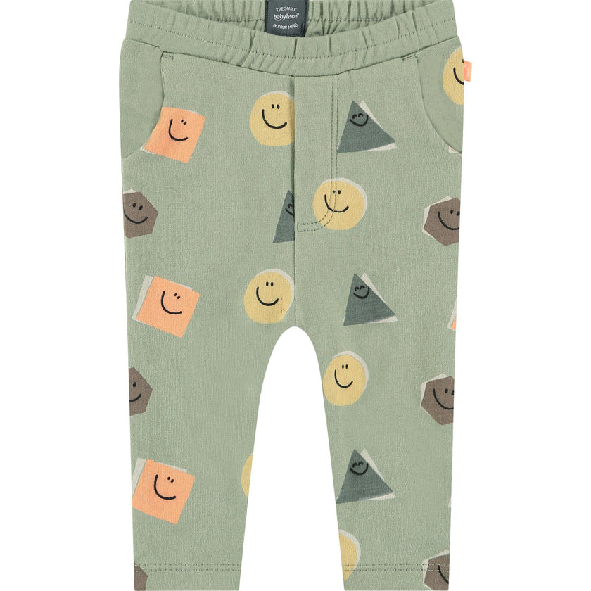 All-Over Animated Shapes Graphic Print Leggings