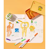 Wipeable Silicone Mat - Friends