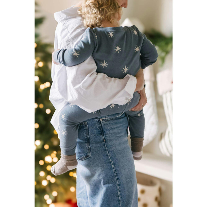 Ribbed Pajama, Blue