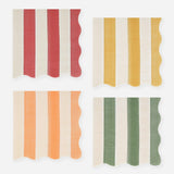 Fall Stripe Small Napkins
