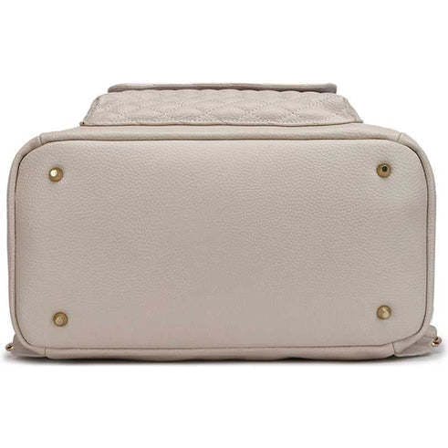 Monaco Diaper Bag | Pearl White