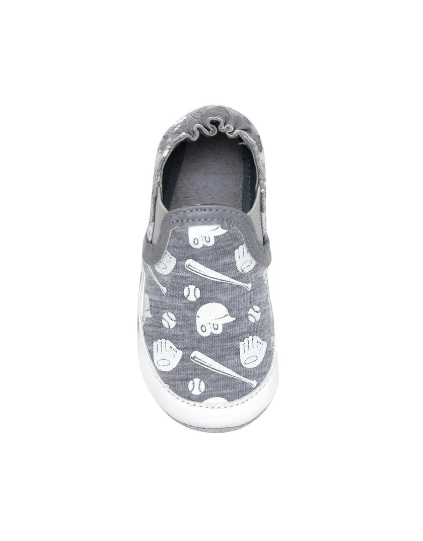 Baseball MVP Heather Grey Glow-in-the-dark Soft Sole