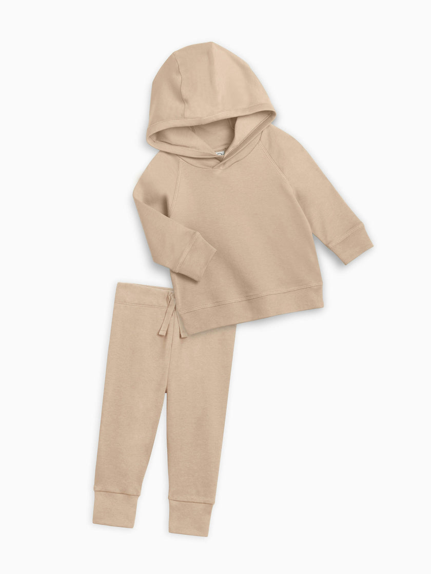 Organic Infant Lightweight Hoodie and Pant Set