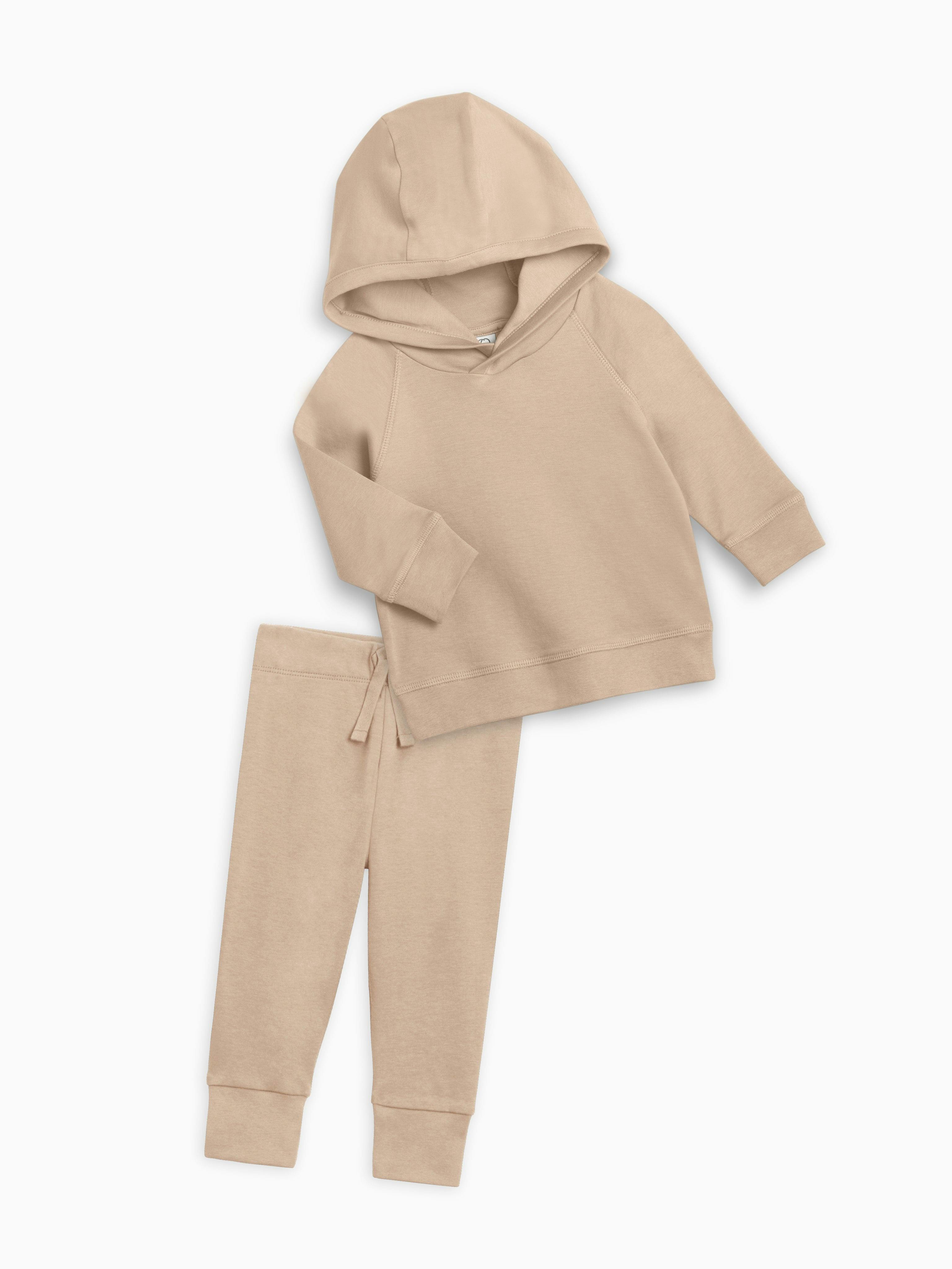 Organic Infant Lightweight Hoodie and Pant Set