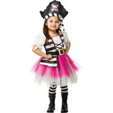 Girls' Posh Little Pirate Girl Costume for Toddlers