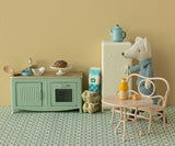 Café set, Mouse, Big - Pale pink