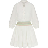 Gracie Dress in White Alyssum