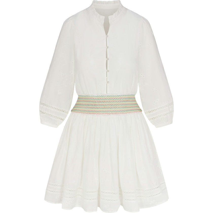 Gracie Dress in White Alyssum