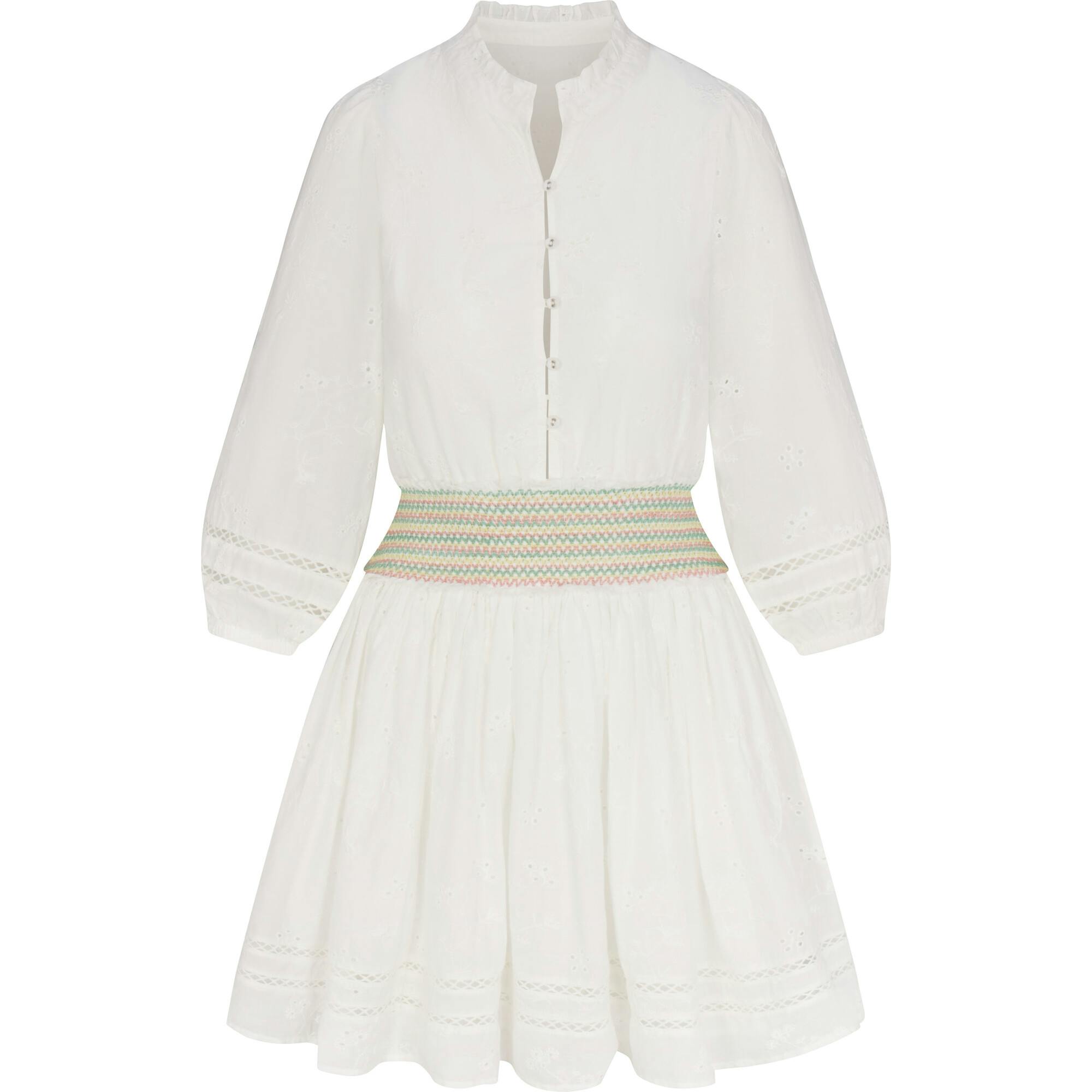 Gracie Dress in White Alyssum