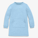 Kids cozy fleece sweatshirt dress