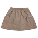 Pink Skirt with Pocket Trim