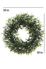 30" Artificial Olive Leaf Wreath