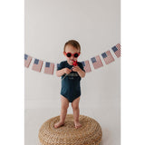 Baby Short Sleeve Bodysuit American Babe