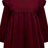 Chloe Velvet & Satin Bow Party Dress