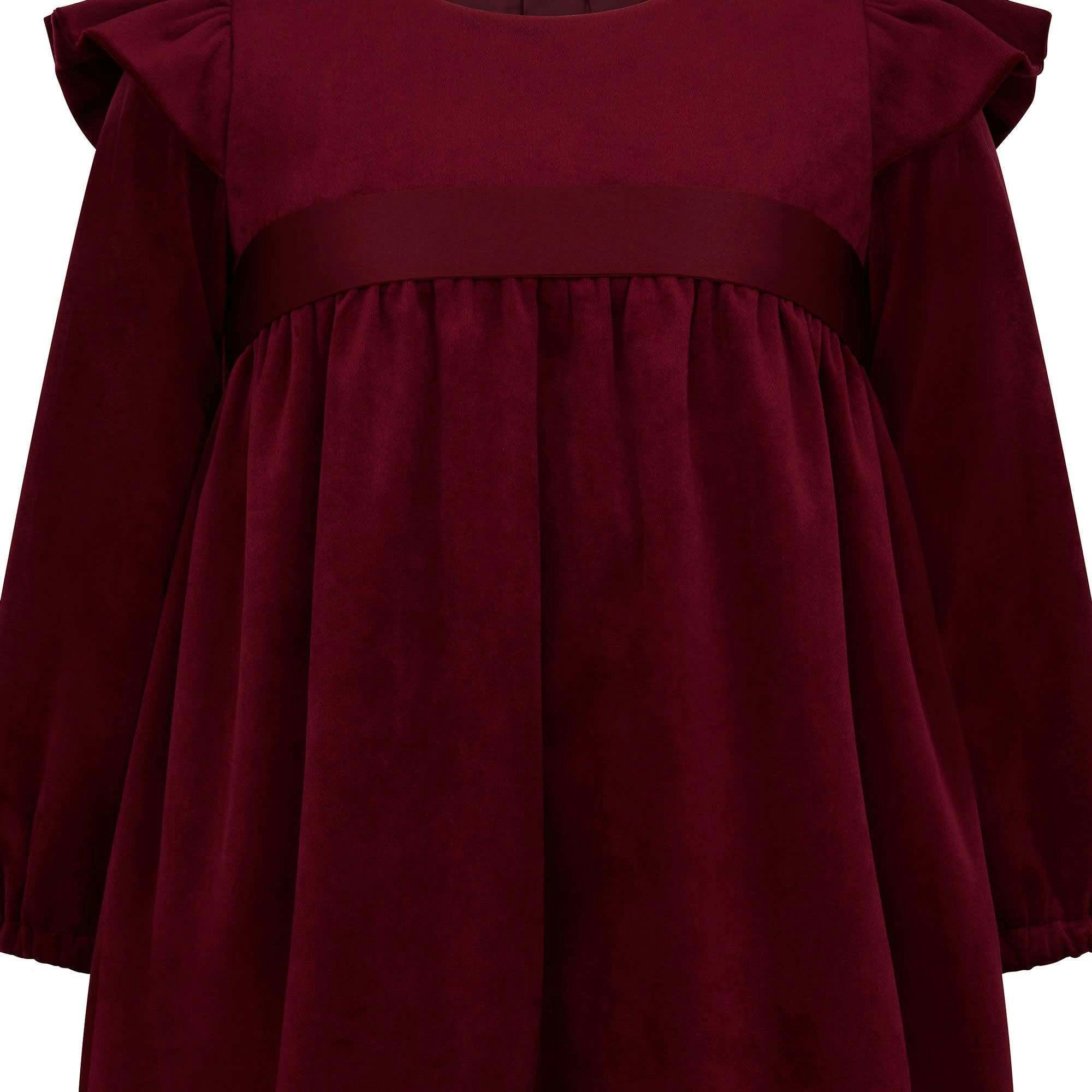 Chloe Velvet & Satin Bow Party Dress