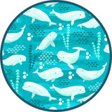 Beluga Whale Bamboo Baby Shortie Romper