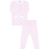 Pink Cheetah Print Pajama, Pink
