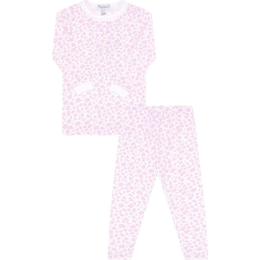 Pink Cheetah Print Pajama, Pink