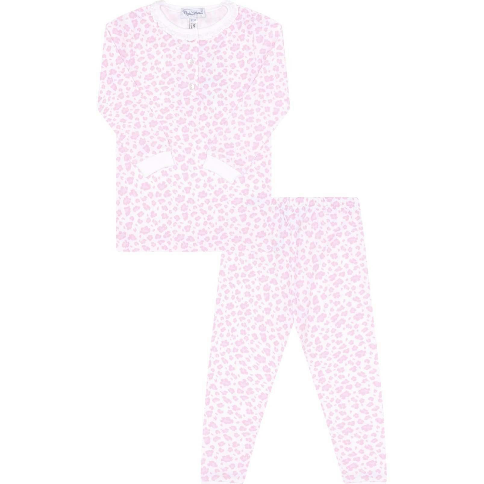 Pink Cheetah Print Pajama, Pink