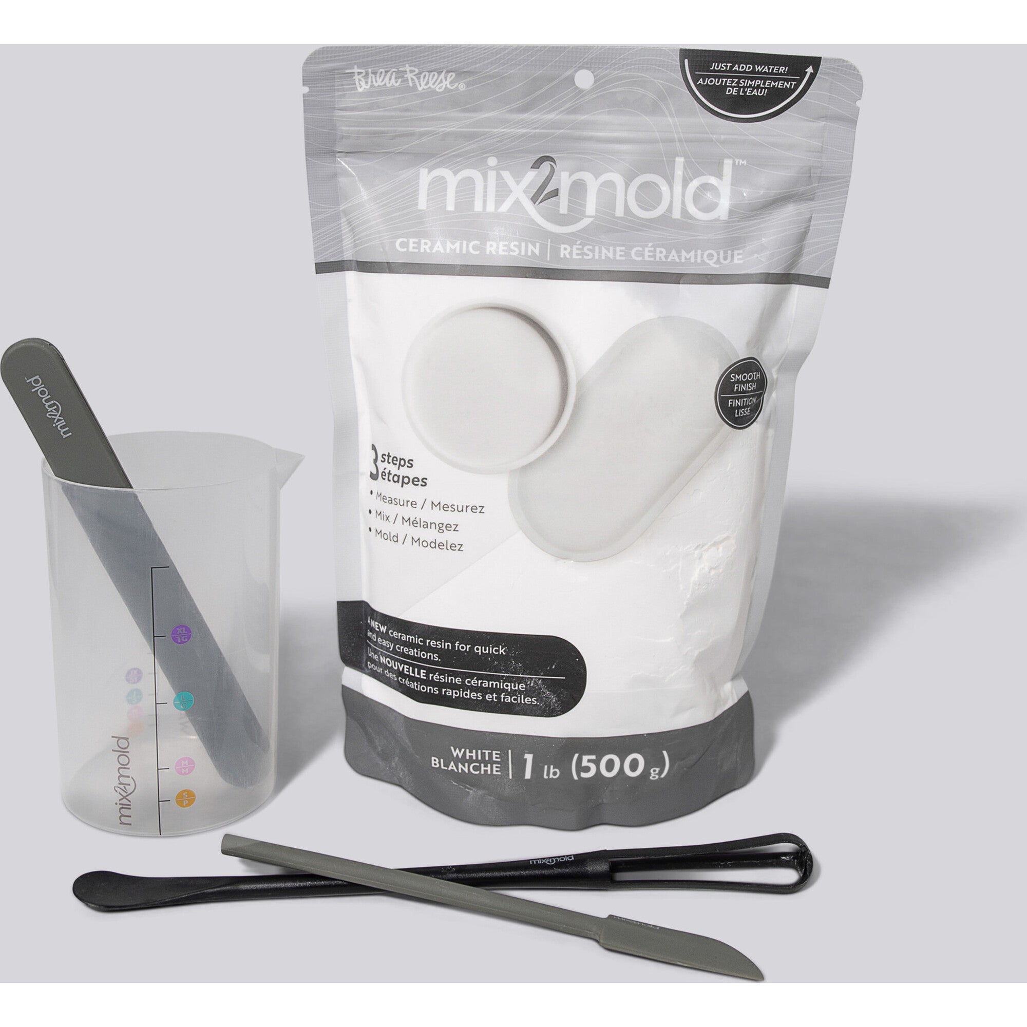 Brea Reese: Mix2Mold Ceramic Resin - White Powder