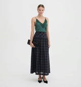 The Kate Midi Skirt - Jewel Tartan