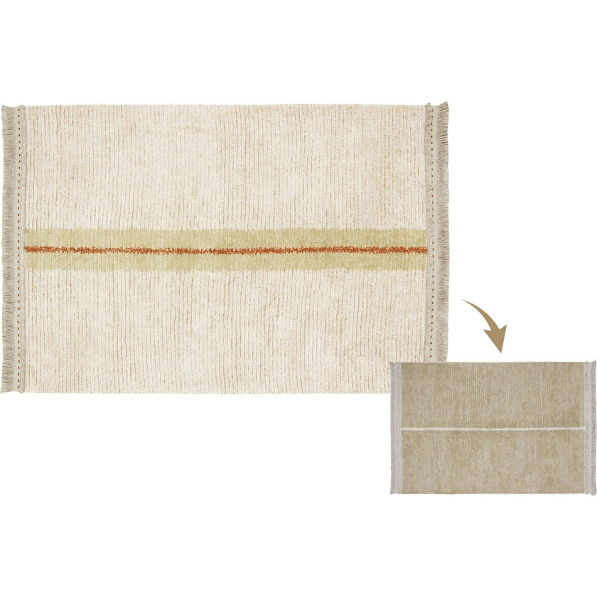 Duetto Reversible Rug, Green