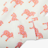 Baby organic animal friends zip footie