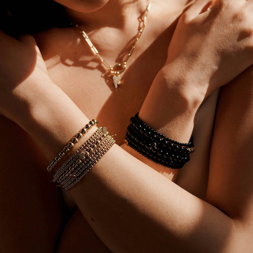 3mm Bead Bracelet Stack