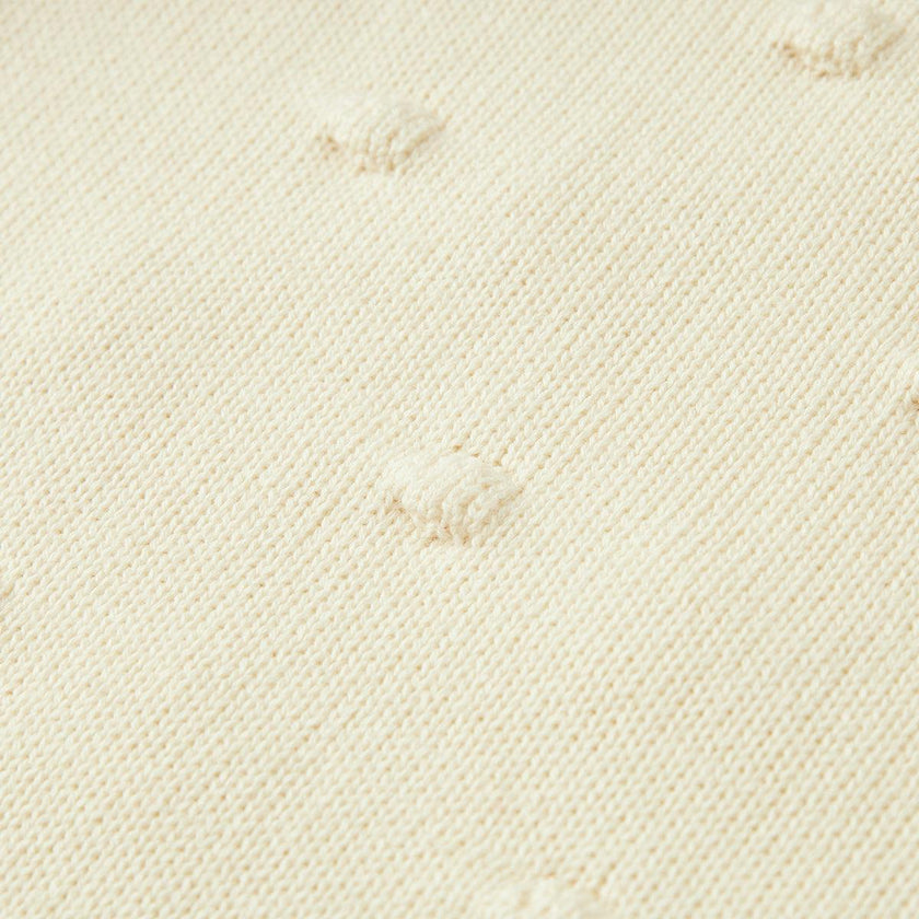 Snow Knit Popcorn Sweater