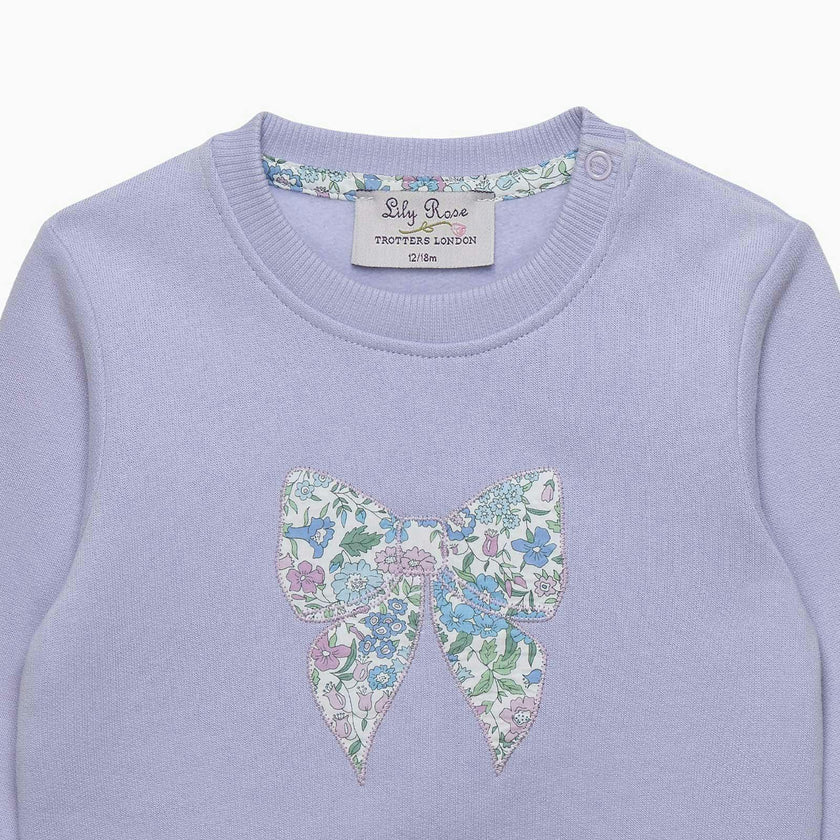 Baby Emma & Amelia Bow Sweatshirt