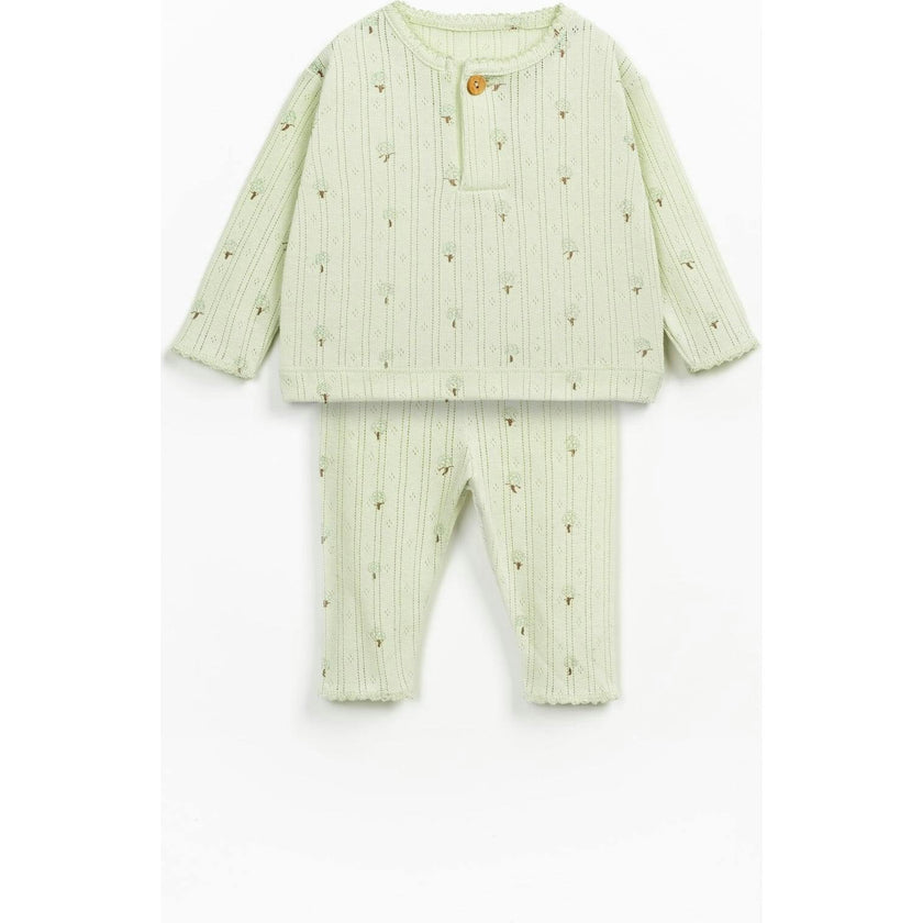 Knit Pointelle Baby Set