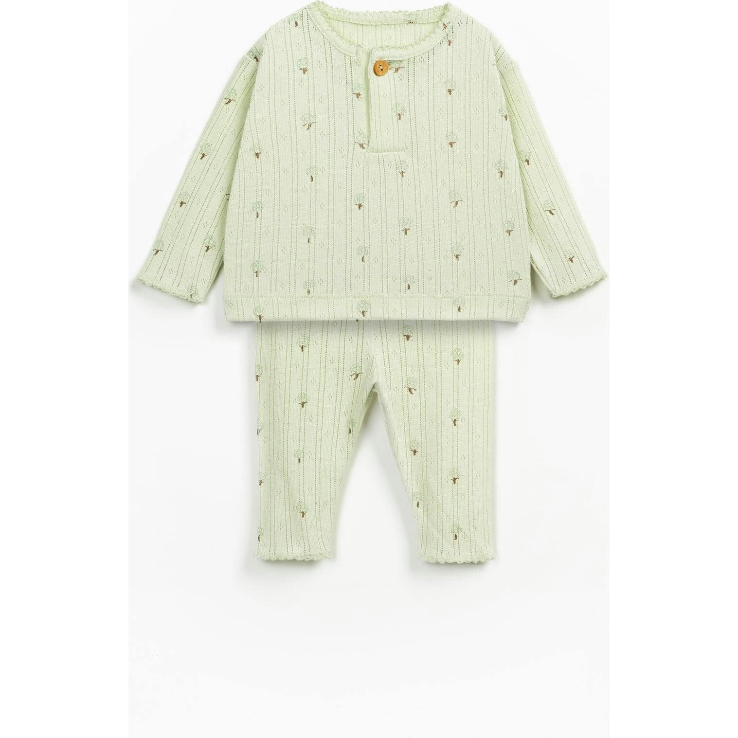 Knit Pointelle Baby Set