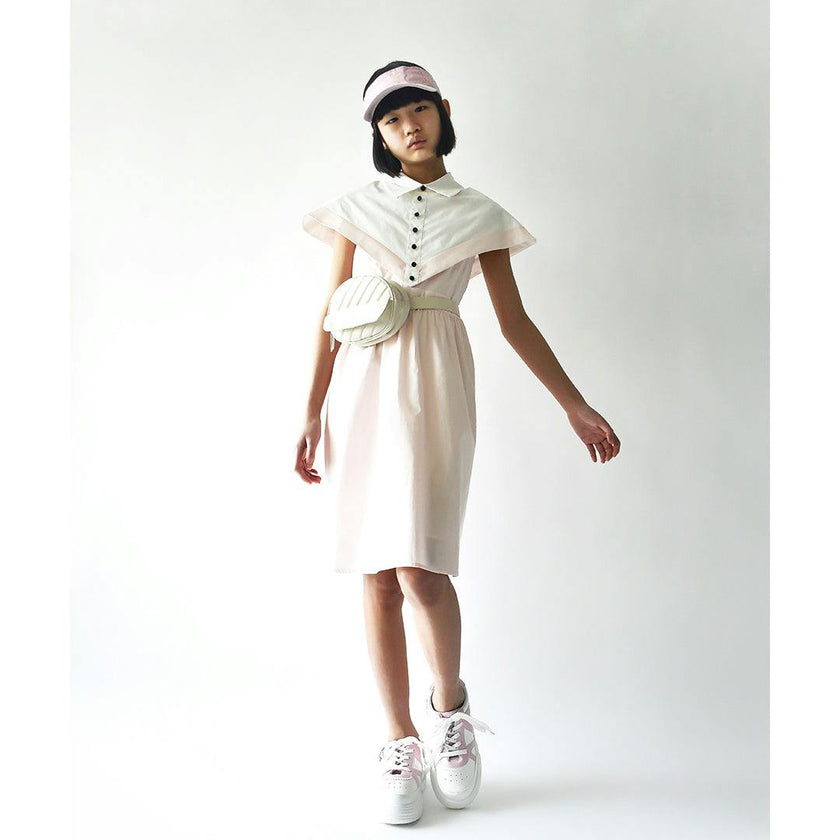 Stella dress (blush pink/ivory)
