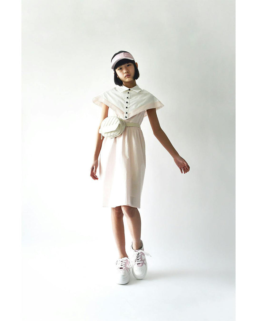 Stella dress (blush pink/ivory)
