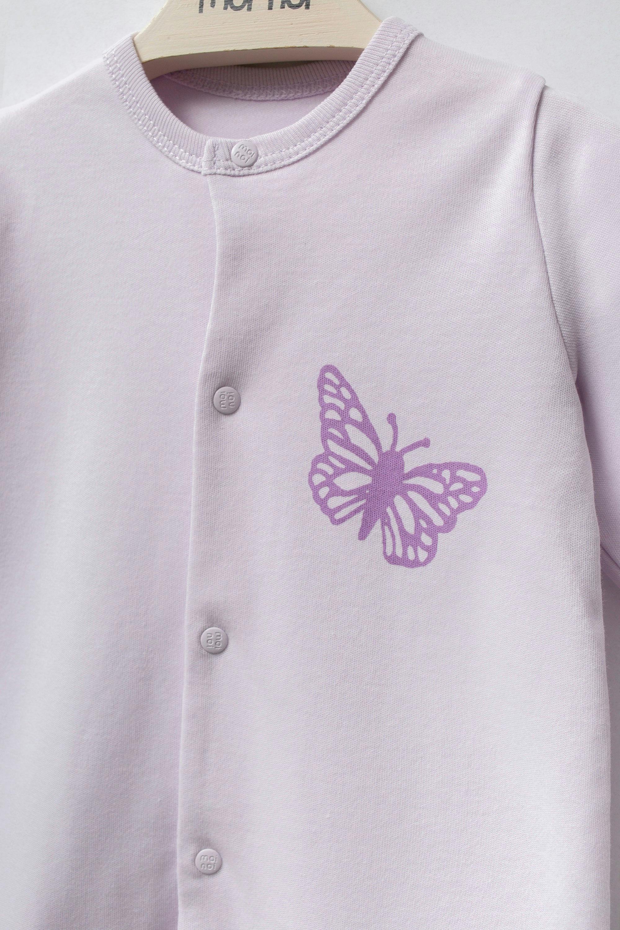 Lilac Purple Butterfly Set